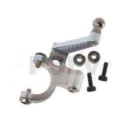 LX0695  Lynx Heli Mini Protos - Precision Tail Bell Crank Lever - Silver